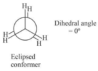 Dihedral Angle Of Least Stable Conformer Of Ethane Is A Anddeg B