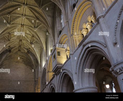 Interior of Malmesbury Abbey, Malmesbury Wiltshire England UK Stock ...