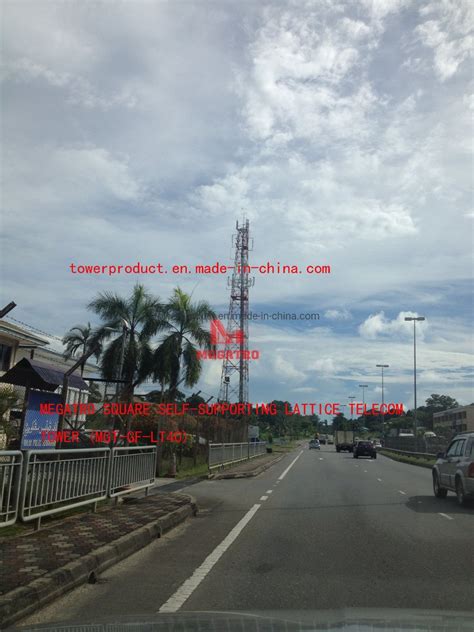 Megatro Square Self Supporting Lattice Telecom Tower Mgt Gf Lt