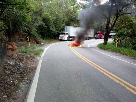 Motociclista Morre Carbonizado Em Explosão De Moto Após Batida Na Br