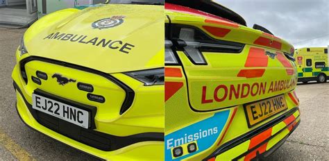 London Ambulance Service Adds Ford Mustang Mach Es To Fleet Drive