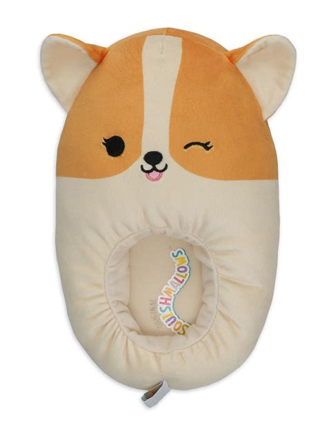 Womens Squishmallows Regina The Corgi Slipper