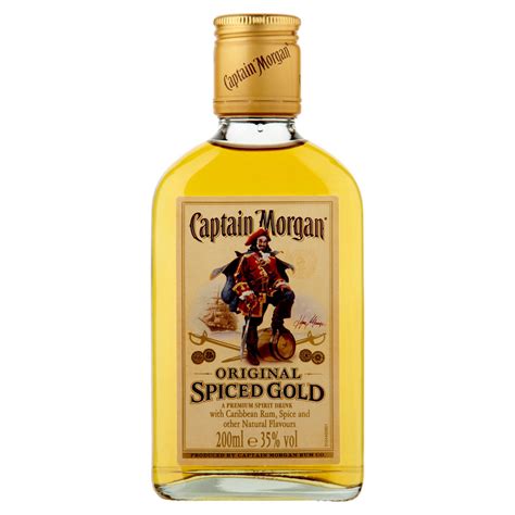 Captain Morgan Original Spiced Gold Rum Based Spirit Drink 200ml