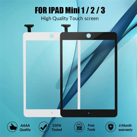 New Touch screen for iPad Mini 1/2 mini 3 Touch Screen Digitizer Front Glass NO home button NO ...