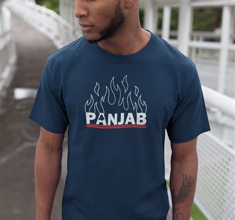 Punjab Fire Punjabi T Shirts Buy Punjabi Printed T Shirt For Men India