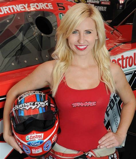 Like Her Older Sister Ashley Force Hood Courtney Force Followed In