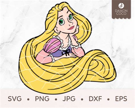 Disney Princess Rapunzel Svg