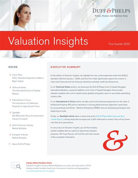 Pdf Valuation Insights · Valuation Insights In This Edition Of Valuation Insights We