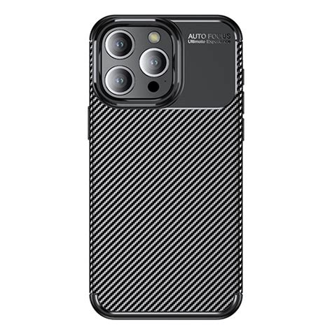 Ovitek TPU Carbon Texture Black Za IPhone 15 Pro Max Ovitki Top