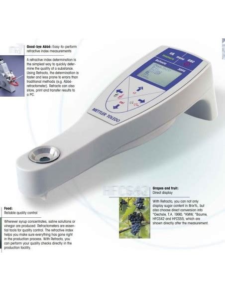 Refracto Px Portable Refractometer Manufactured By Mettler Toledo