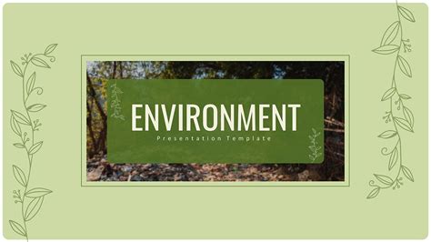 Environmental Powerpoint Templates Slidekit