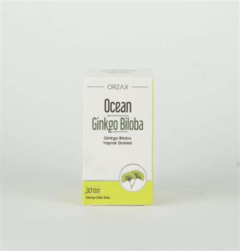 Купить [Турция] Orzax Таблетки гинкго билоба, 30 шт Ocean Ginkgo Biloba ...
