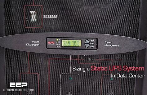 Sizing A Static UPS System In Data Center