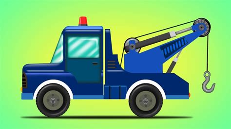 Tow Truck Formation And Use For Kids Video For Childrens Youtube