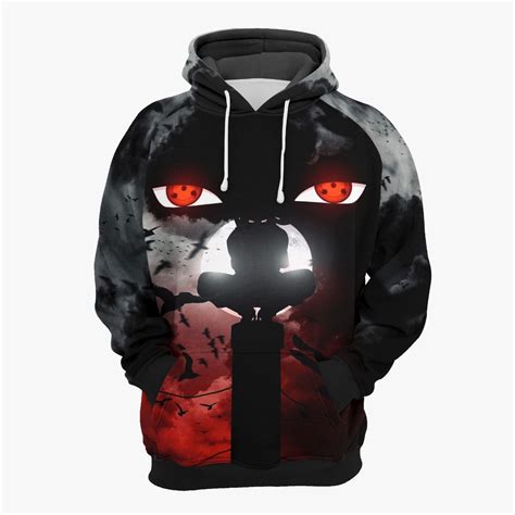 Blusa Moletom Naruto Itachi Casaco Uchiha Akatsuki Sharingan Shopee