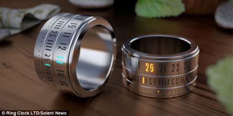 Ring Clock Calling Time On The Wrist Watch Daily Mail Online