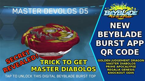 New Beyblade Burst Rise Qr Codes Trick To Get Master Devolos D