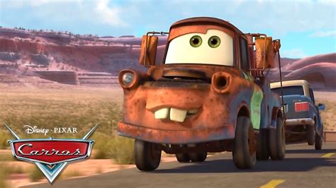 Mate é o melhor caminhão de reboque da cidade Pixar Carros YouTube