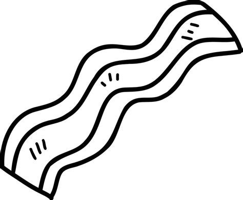 Hand Drawn bacon strips illustration 12787346 Vector Art at Vecteezy