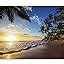 Murando Photo Wallpaper Beach 350x256 Cm Non Woven Premium Art Print