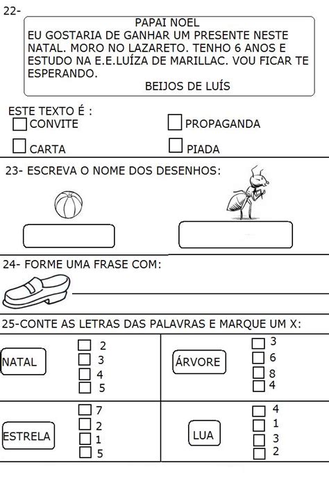 Blog Professor Zezinho 74 Avaliações Para 1º Ano Prontas Para Imprimir