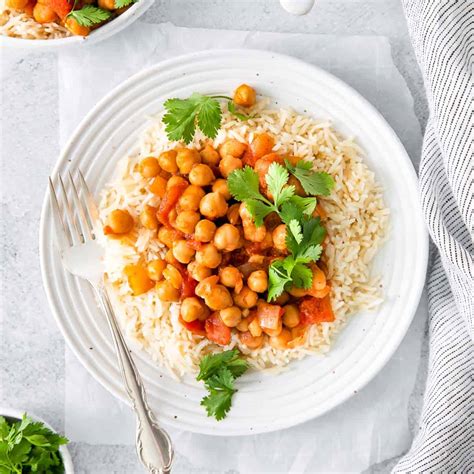 Chana Masala With Rice