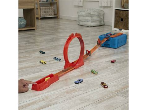 Acheter Hot Wheels Track Builder Fire Stunts Mattel HMC04 Juguetilandia