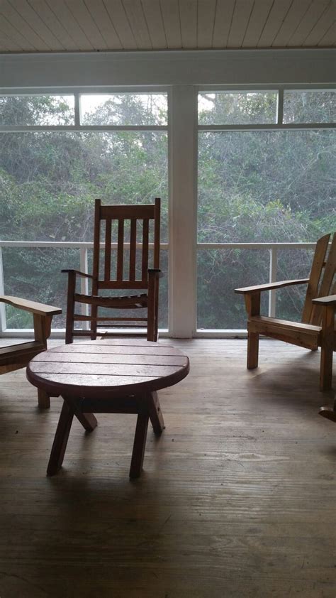 Porch At Myrtle Beach State Park Cabin State Park Cabins Myrtle