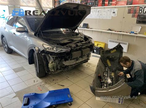 Установим сетку в бампер на автомобиль Haval F7 - RealZvuk