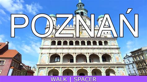 Poznań Poland walking tour 4K YouTube