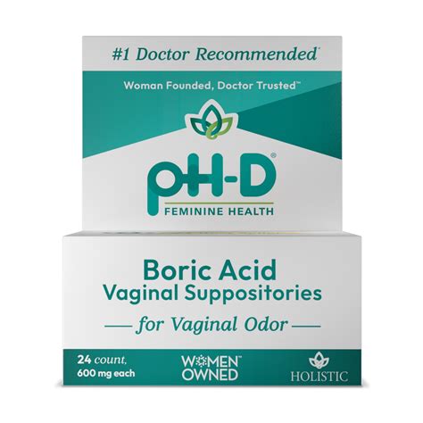 Ph D Feminine Health Boric Acid Suppositories Mg X Hot Sex Picture