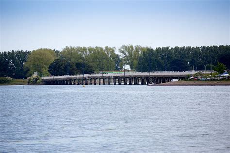 Hayling Island Road Bridge Stock Photo Image Of Langstone 71987388