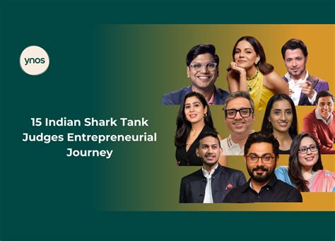 15 Shark Tank Indian Judges Entrepreneurial Journey