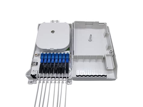 Indoor Ip Wall Mounted White Ftth Fiber Optic Cable Termination Box