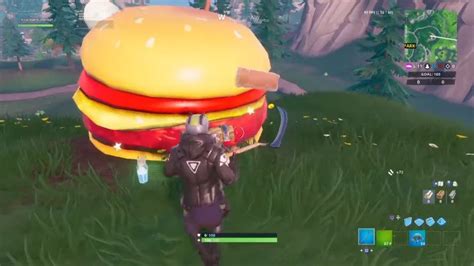 Fortnite Durrr Burger Head Dinosaur And Stone Head Location Road Trip Guide