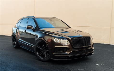 Download wallpaper Bentley, Wall, Black, SUV, VAG, Bentayga, section ...