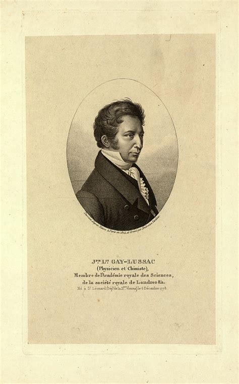 Jph Lis Gay Lussac Drawing By Litz Collection Fine Art America