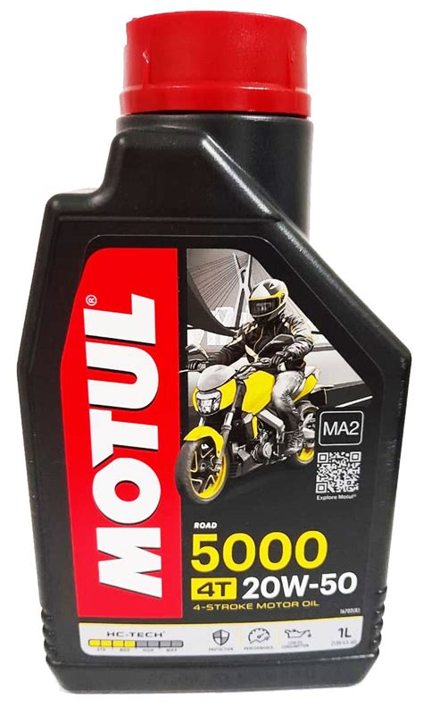 Oleo Motul 5000 20W50 Semissintetico 4 Tempos 1 Litro