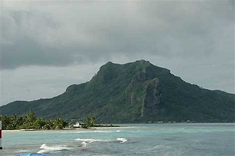 La Pass Montagne Maupiti Archipel De La Soci T Polyn Sie