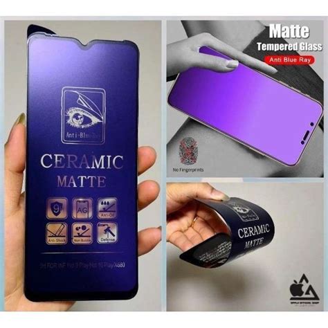 Promo Anti Gores Layar Ceramic Matte Infinix Hot 11 2021 Anti Blue Ray Anti Pecah Full Glue