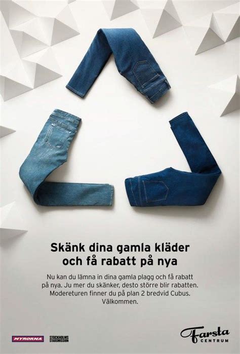 Farsta Centrum: Recycled fashion Ads Creative, Creative Posters ...