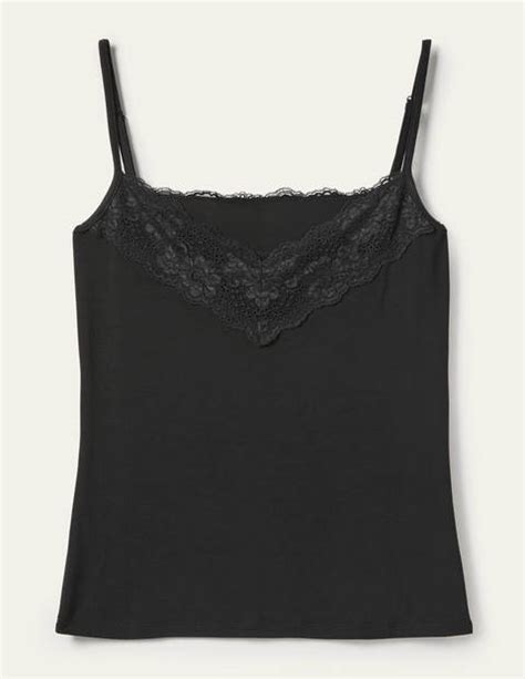 Lace Cami Top Black Boden Au