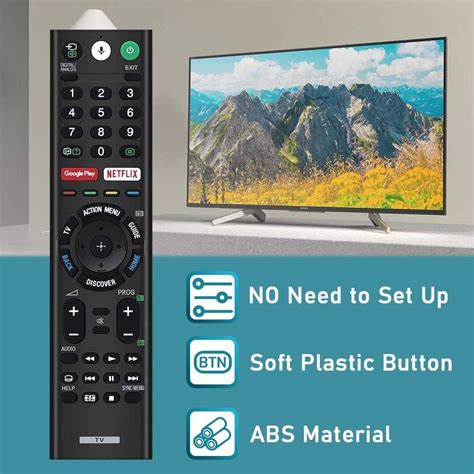 CtrlTV Remote for Sony Smart Bravia Remote, Sony Bluetooth Voice Search ...