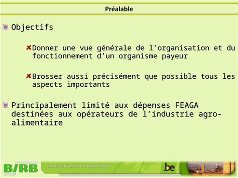 Ppt Objectifs Donner Une Vue Générale De Lorganisation Et Du