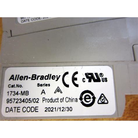 Allen Bradley Mb Io Mounting Base Mb W Rtb New No Box