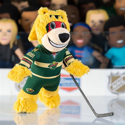 Minnesota Wild Mascot / Minnesota Wild mascot Nordy celebrates after a ...