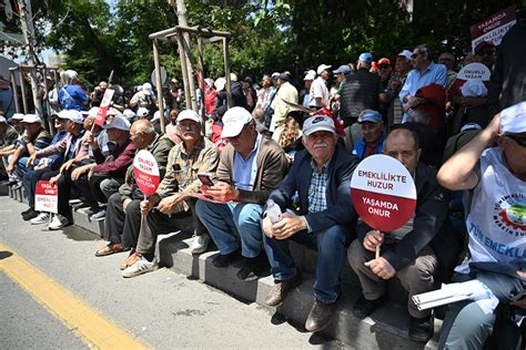 Chpden Ankarada Emekli Mitingi