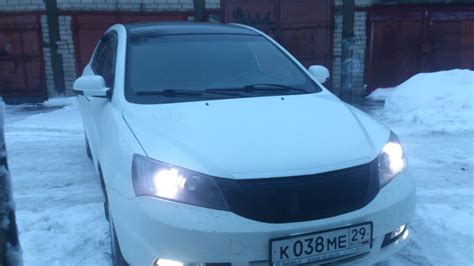 Фары в чертный мат(фото) — Geely Emgrand EC7 FE-1, 1,5 л, 2013 года ...