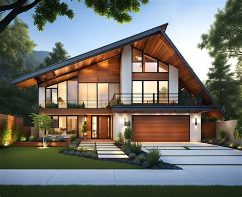 slanted roof design enhancing aesthetics  functionality