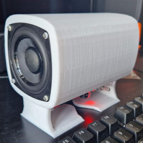 🔉 Cylindrical mini speaker - stereo dual opposed 3 inch drivers・Free ...